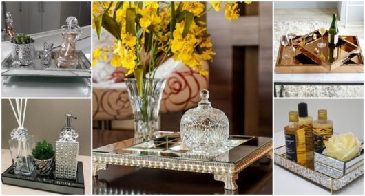 bandeja decorativa para lavabo pequeno com saboneteira