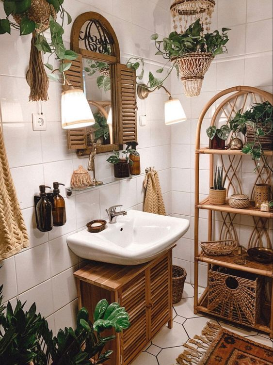 Transforme Seu Banheiro com Itens de Decoração Boho Acessíveis