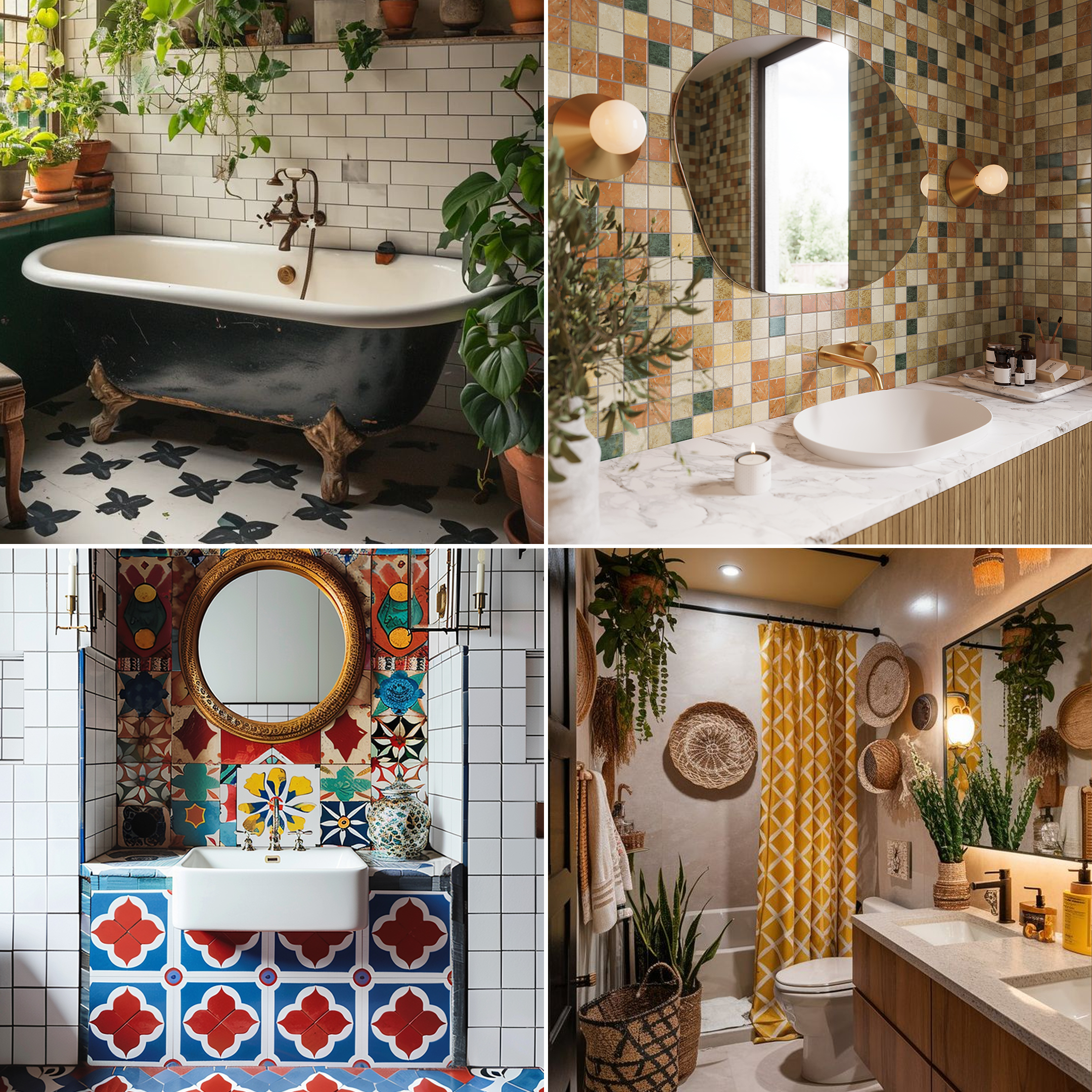 Boho Tradicional vs. Boho Chic: Qual Estilo Escolher para Seu Banheiro?