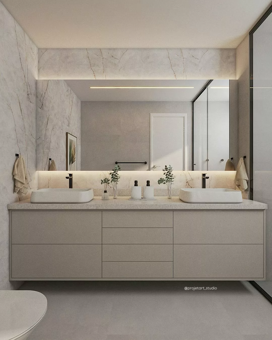 Banheiro Pequeno com Duas Cubas: Soluções Inteligentes e Otimização de Espaço