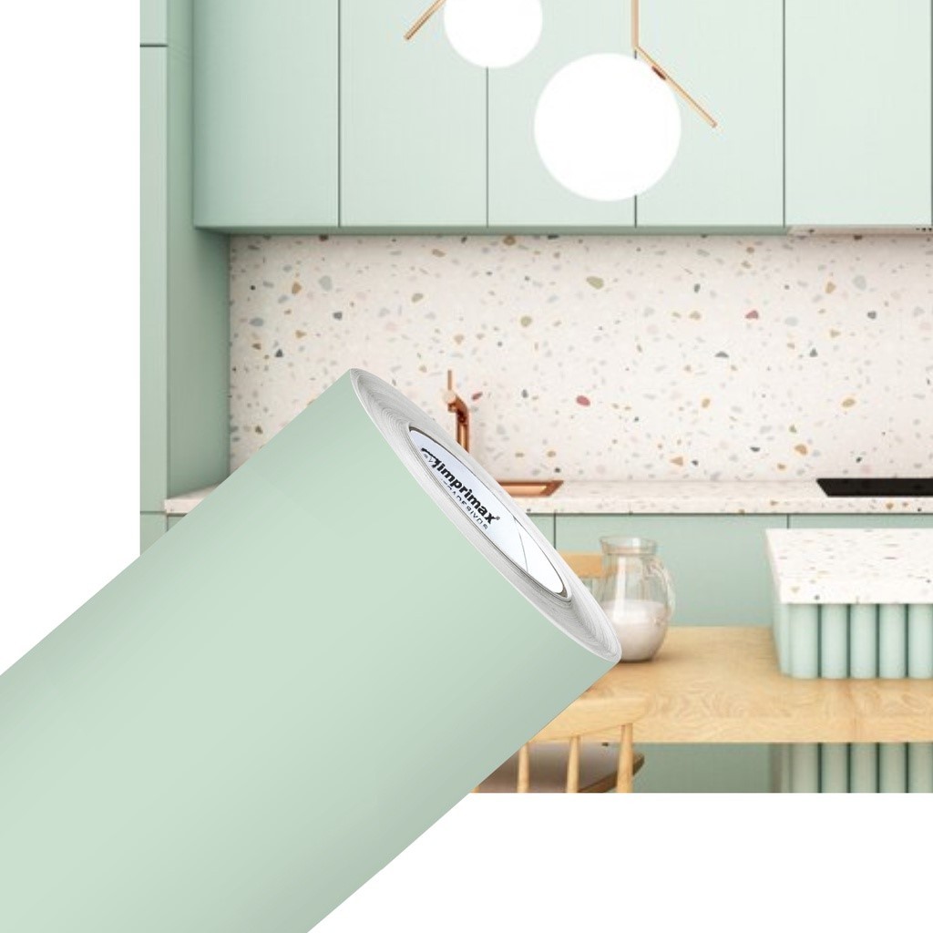 banheiro verde menta minimalista