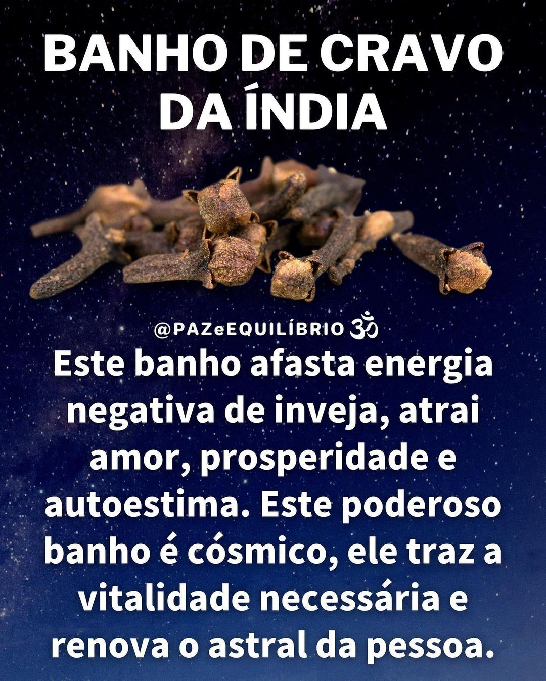 como fazer banho de cravo
