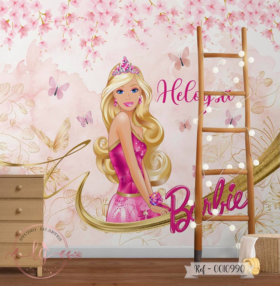 Papel de parede Barbie glow