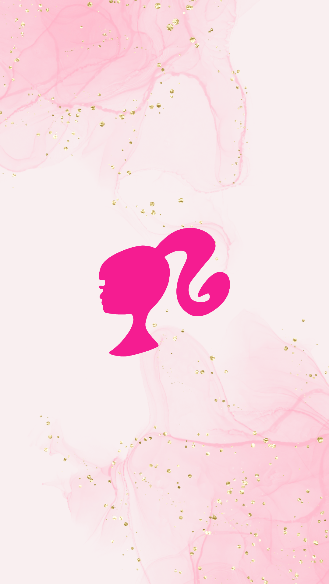 Papel de parede Barbie rosa
