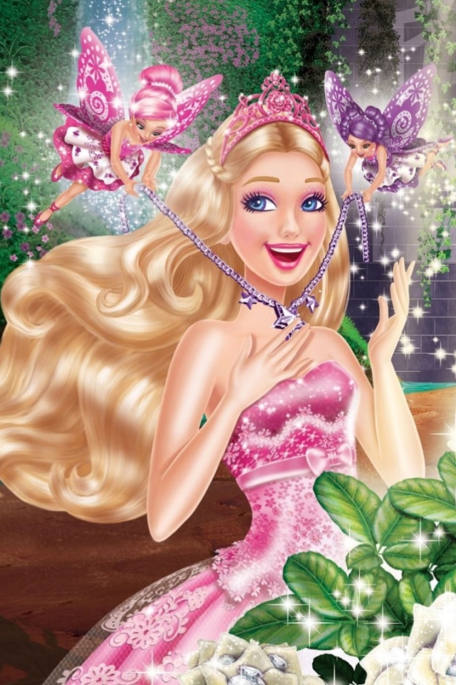 Papel de parede Barbie princesa