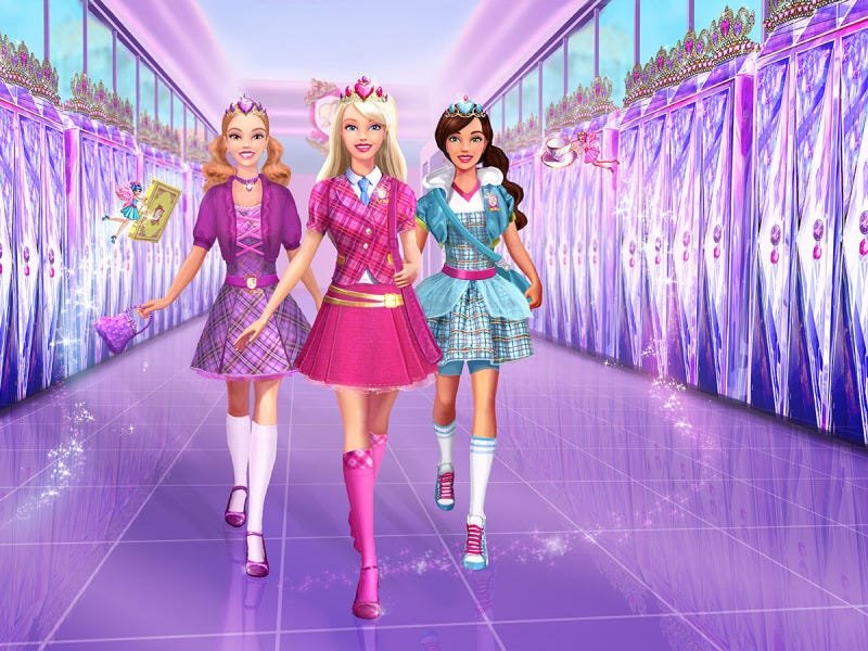 Papel de parede Barbie adesivo