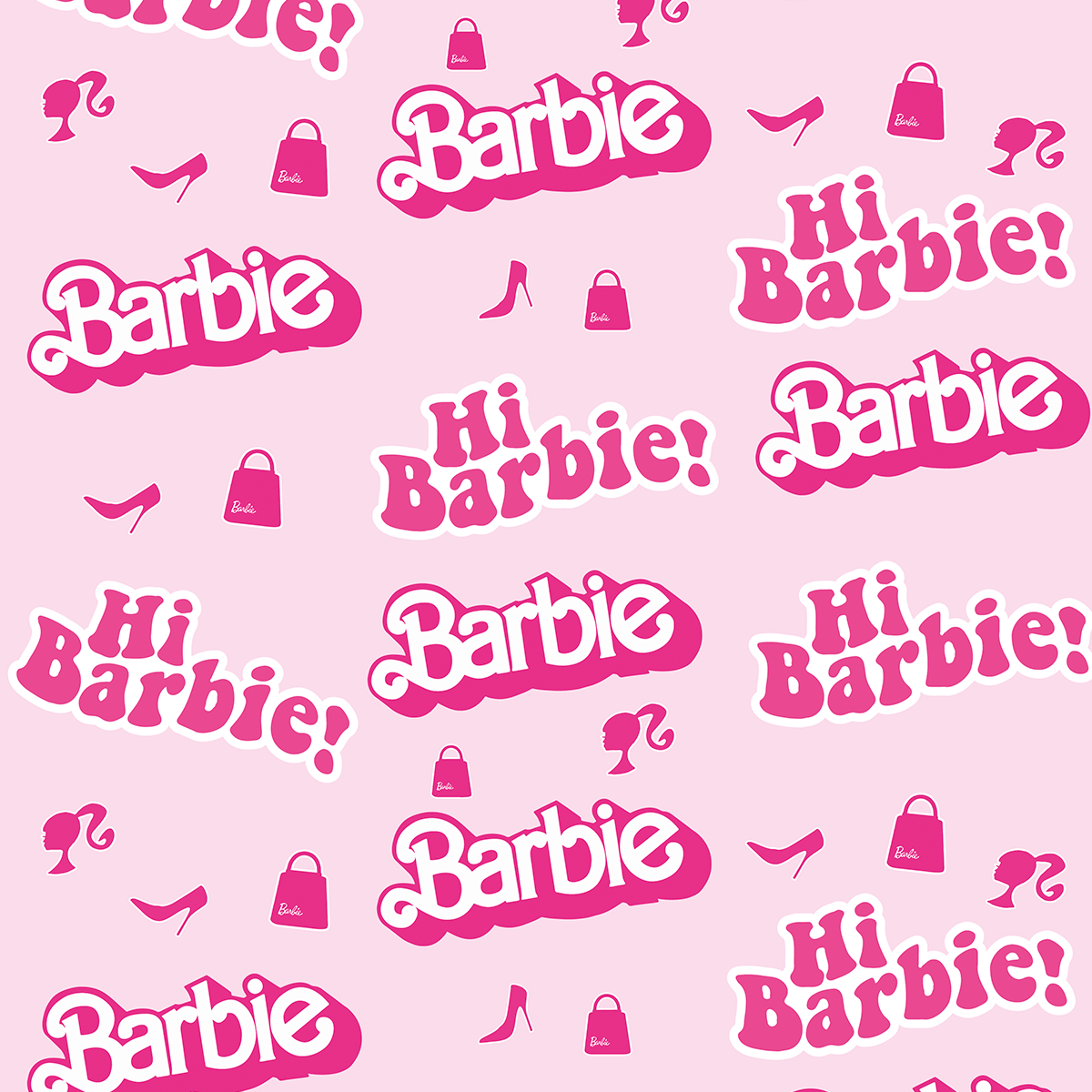 Papel de parede Barbie infantil