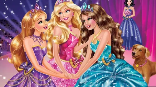 Papel de parede Barbie personalizado