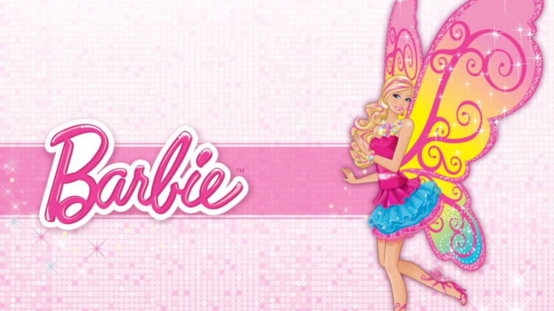 Papel de parede Barbie luxo