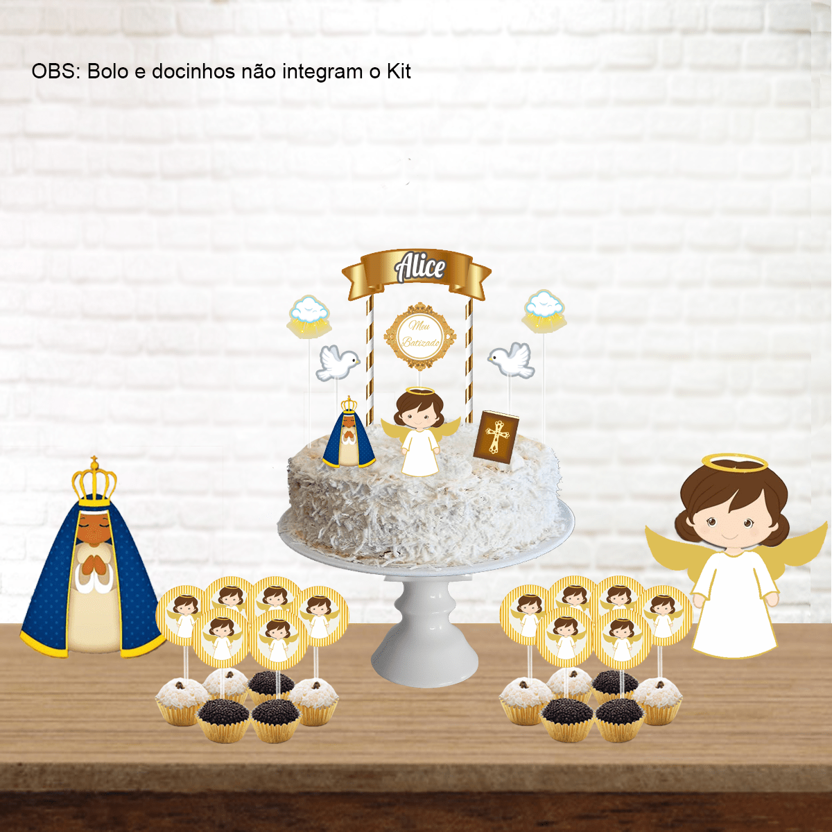 quanto custa decoração batizado menina simples