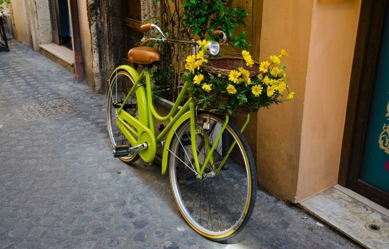 bicicleta de decoração