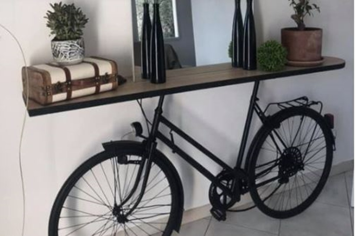 bicicleta decoracao barata onde comprar