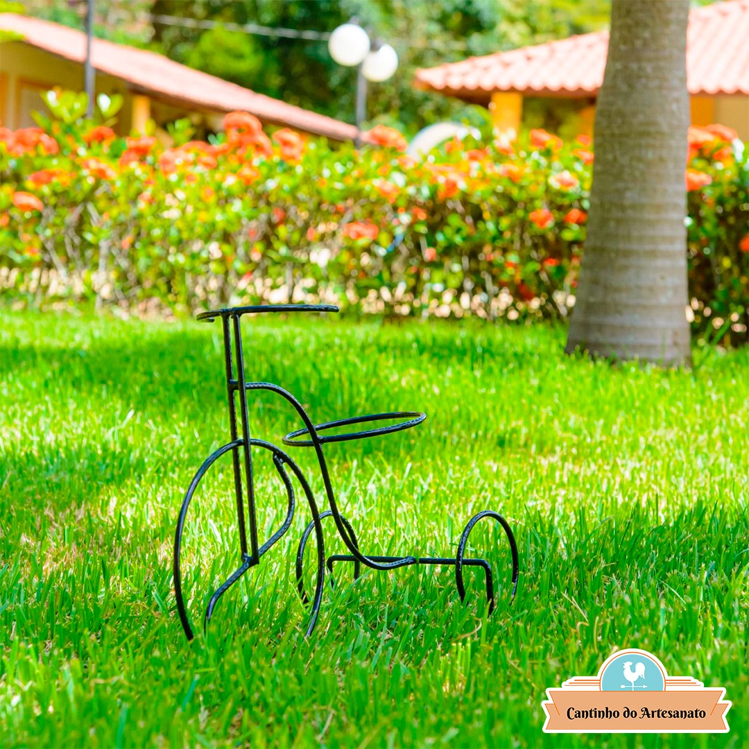 como evitar ferrugem bicicleta decorativa jardim