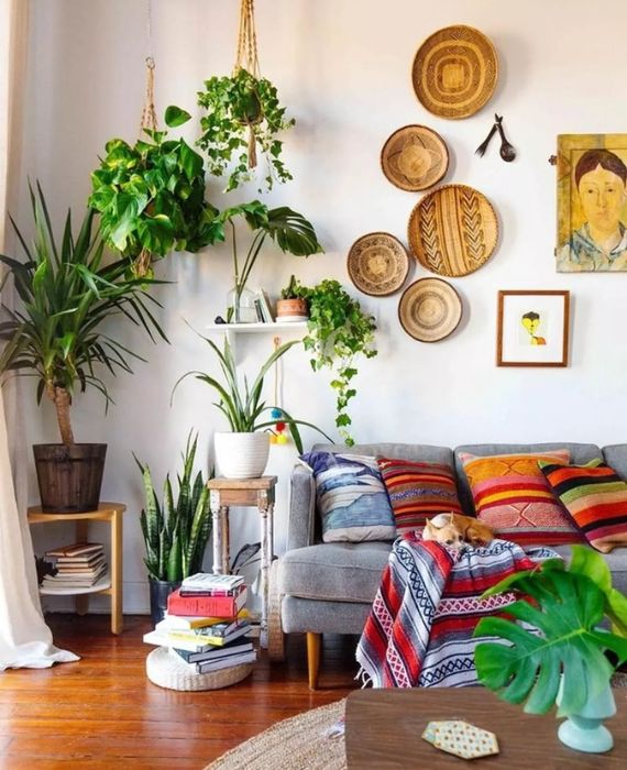 boho chic decoração