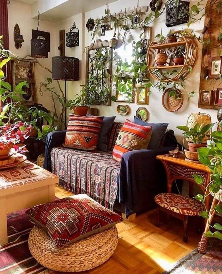 boho chic decoração