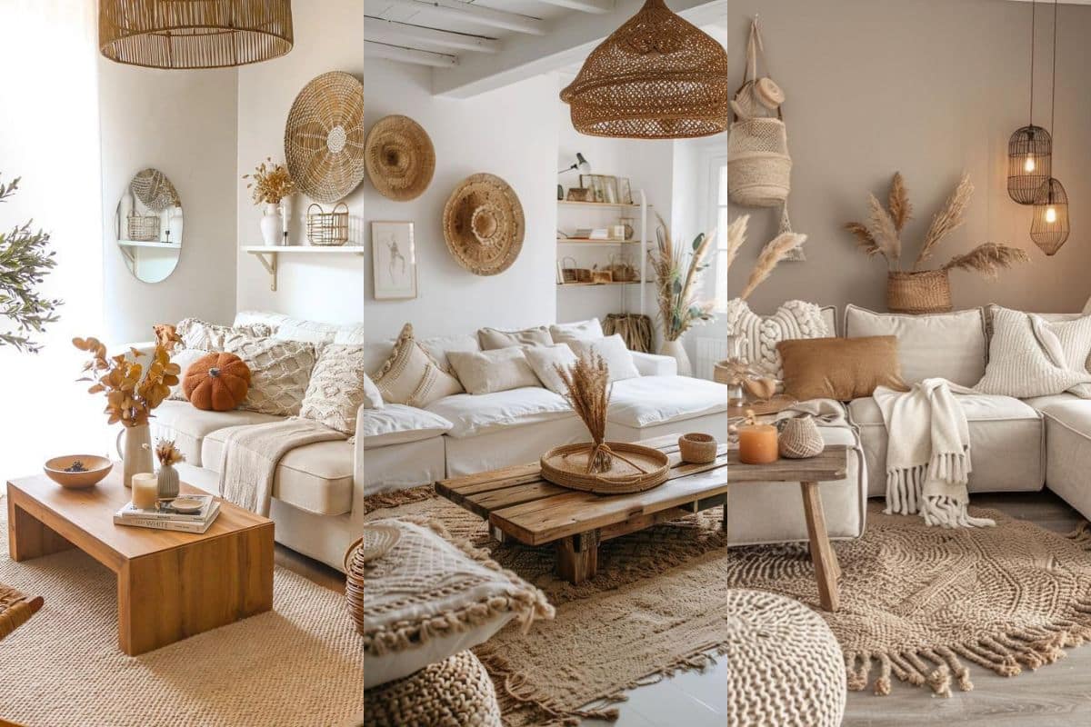 boho chic decoração