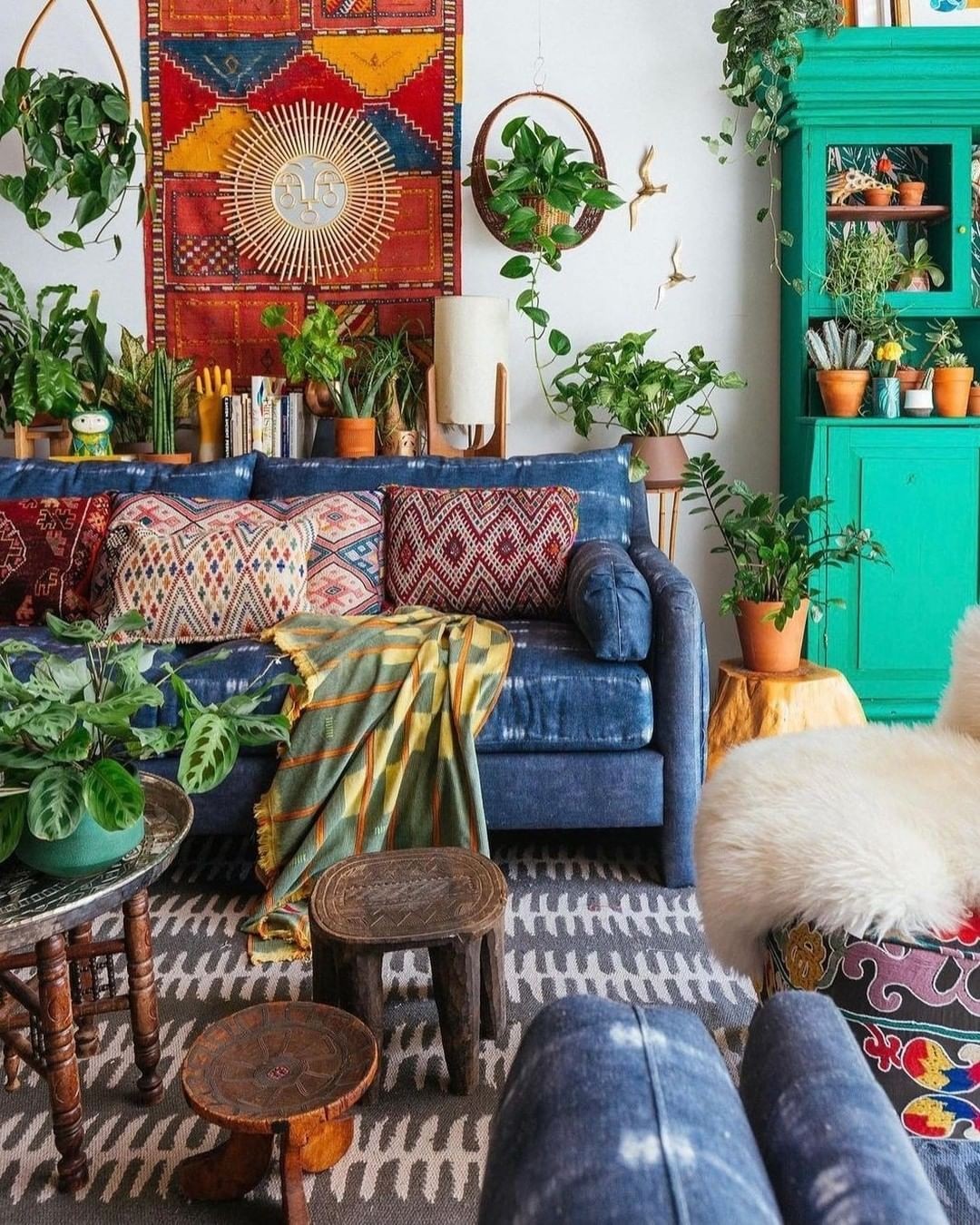 boho chic decoração