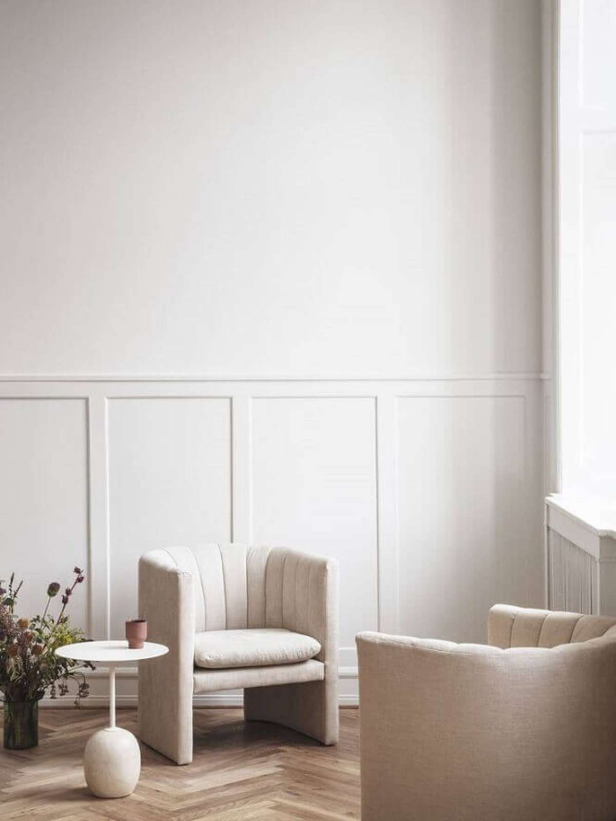 ideias de boiserie de madeira para sala de estar