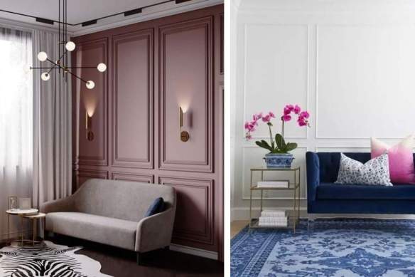 ideias de boiserie de madeira para sala de estar