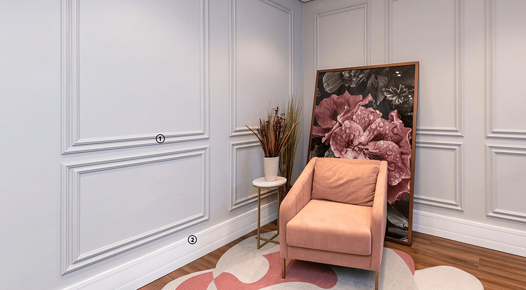 ideias de boiserie de madeira para sala de estar