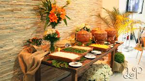 buffet feijoada decoração