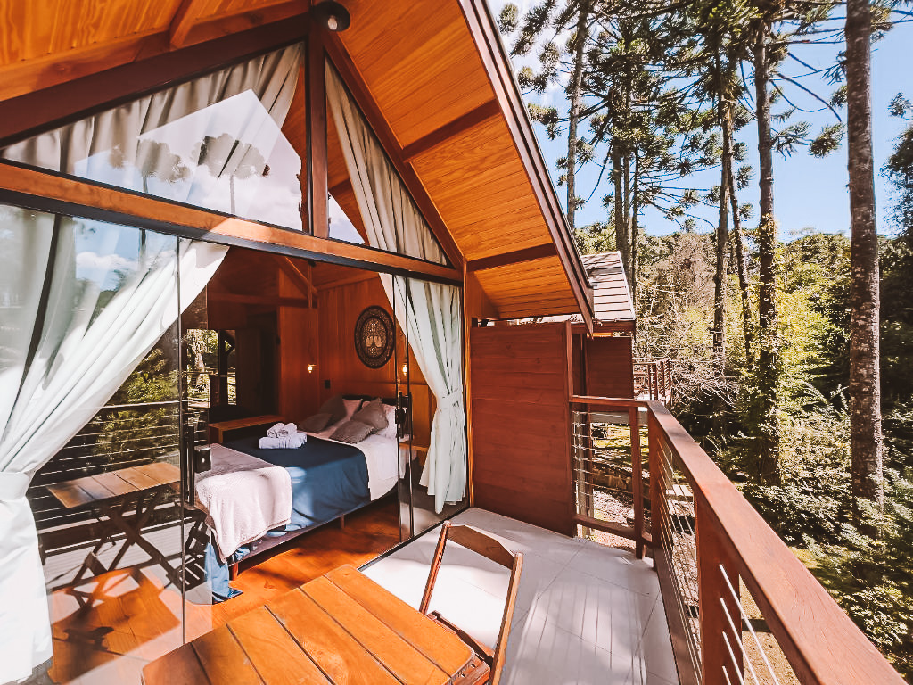 cabana suspensa para jardim