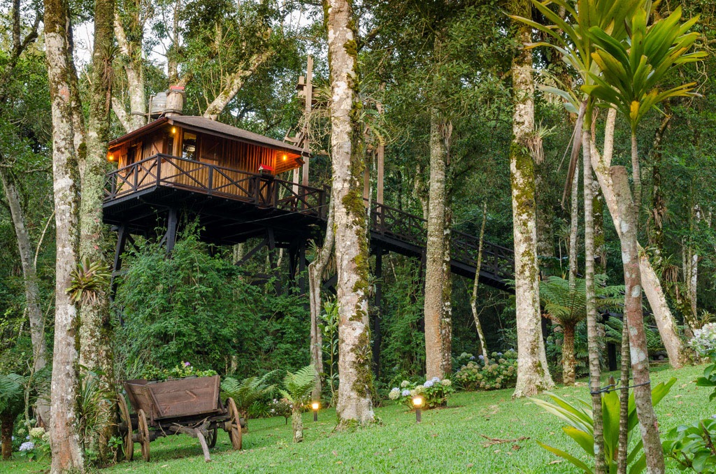 cabana suspensa para dormir