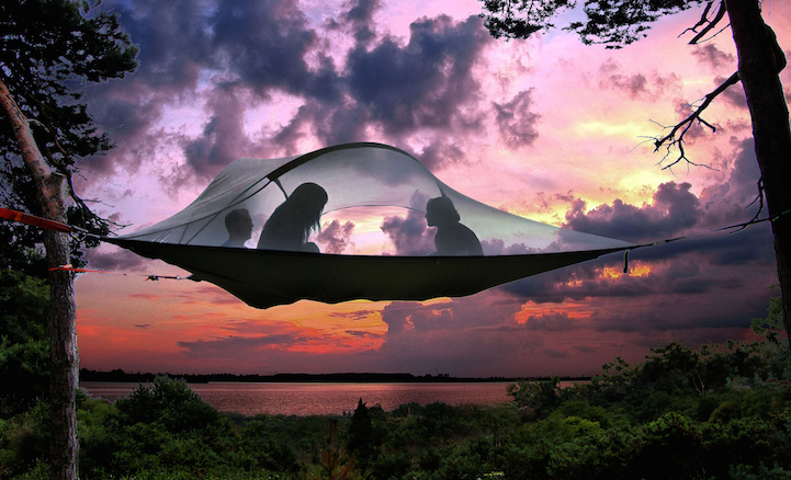 cabana suspensa turística