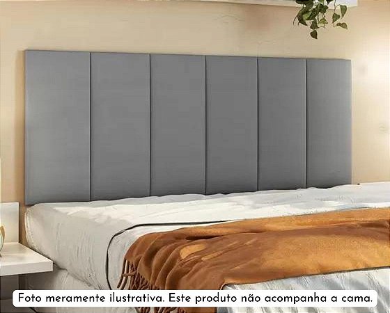 cabeceira com mesa de cabeceira integrada