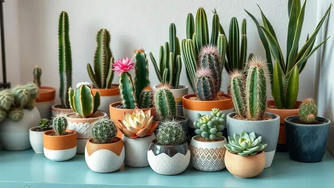 cacto decoração sala