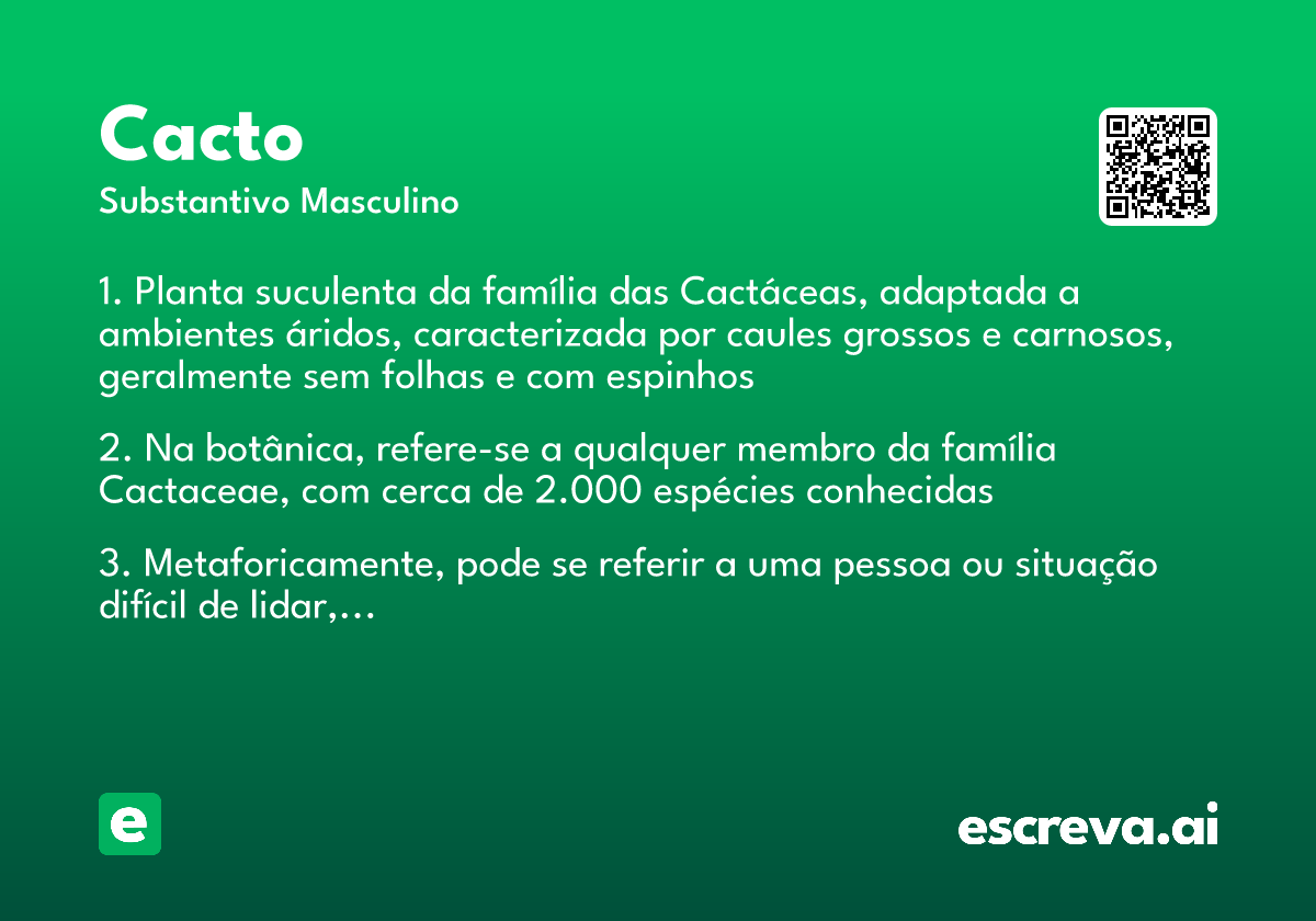 cacto e proteção