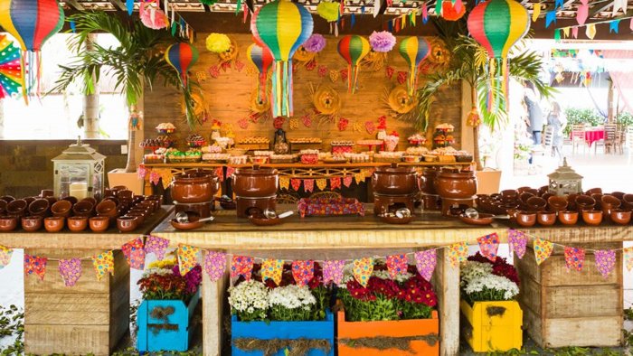 50 ideias decoração festa junina chique fotos