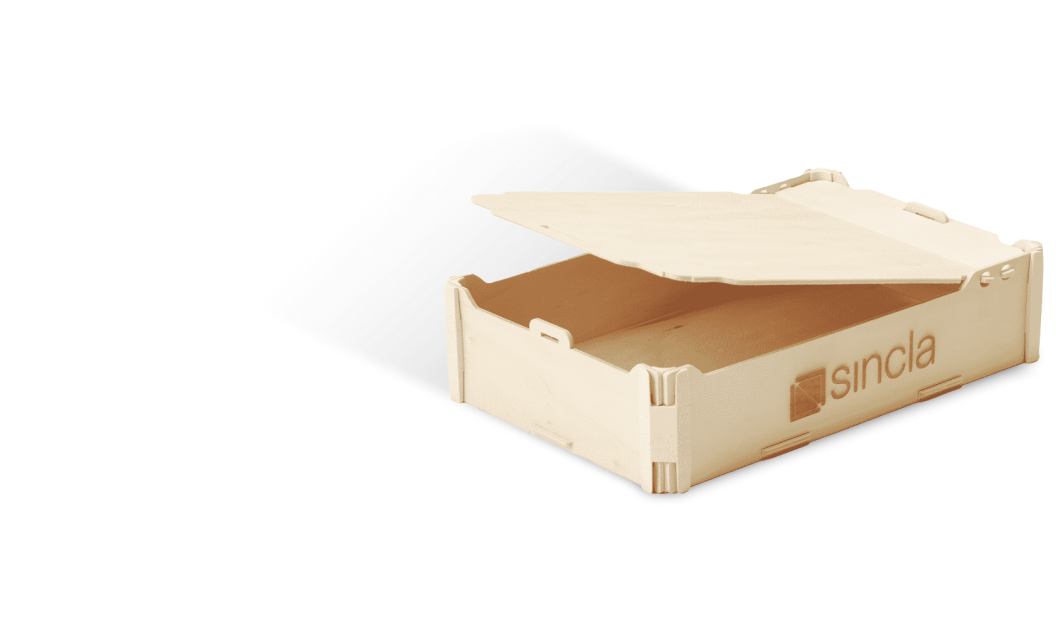 caixa de frutas de madeira vs caixa plástica para decoração