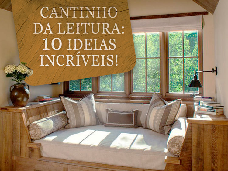cantinho de leitura com poltrona no quarto casal