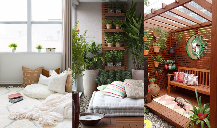 cantinho zen decoração minimalista