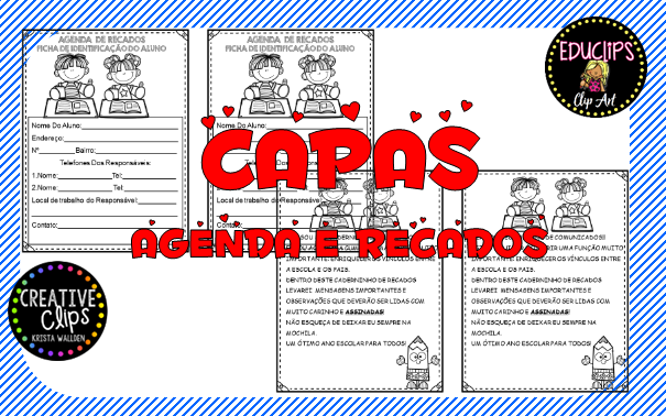 capa de agenda minimalista para imprimir