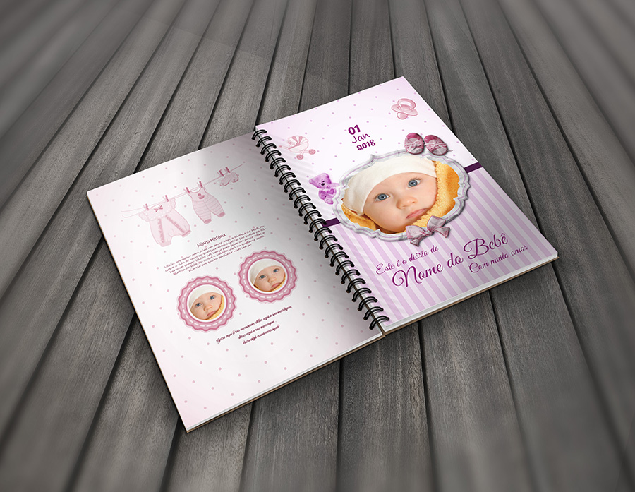 capa de agenda vintage para imprimir