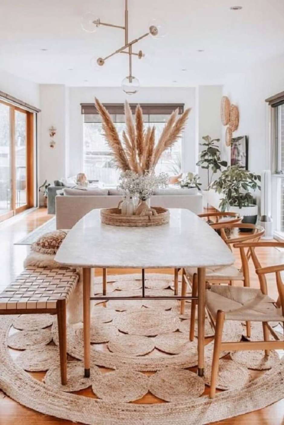 capim dos pampas decoração