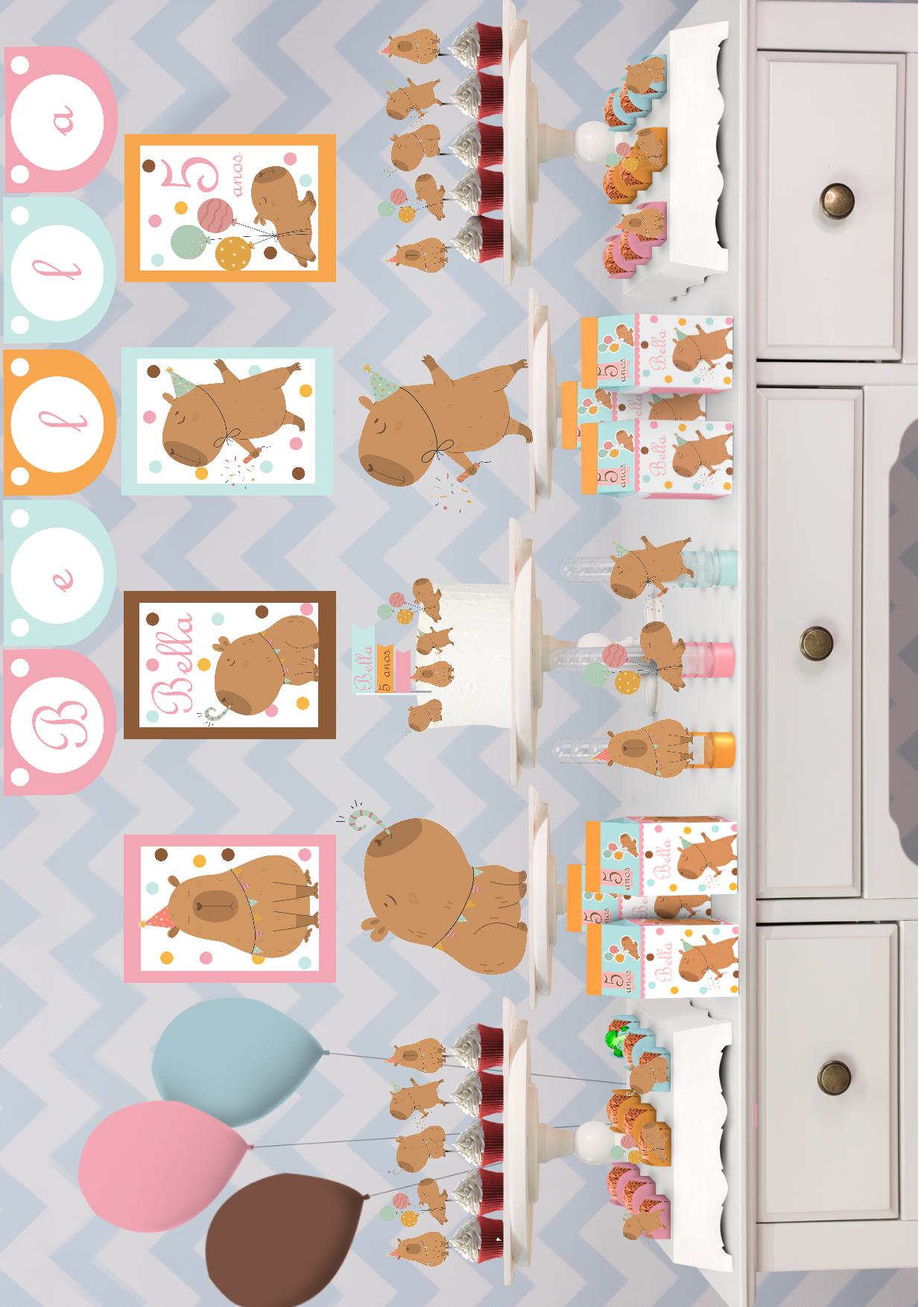 ideias de decoração com capivara para sala