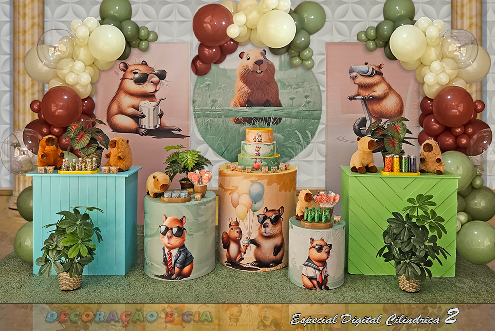 erros comuns ao decorar com tema capivara