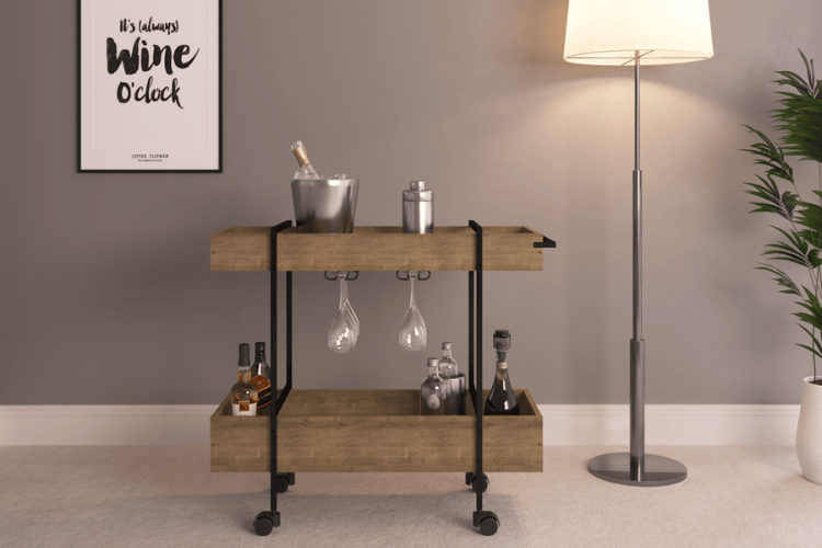 carrinho bar decoração