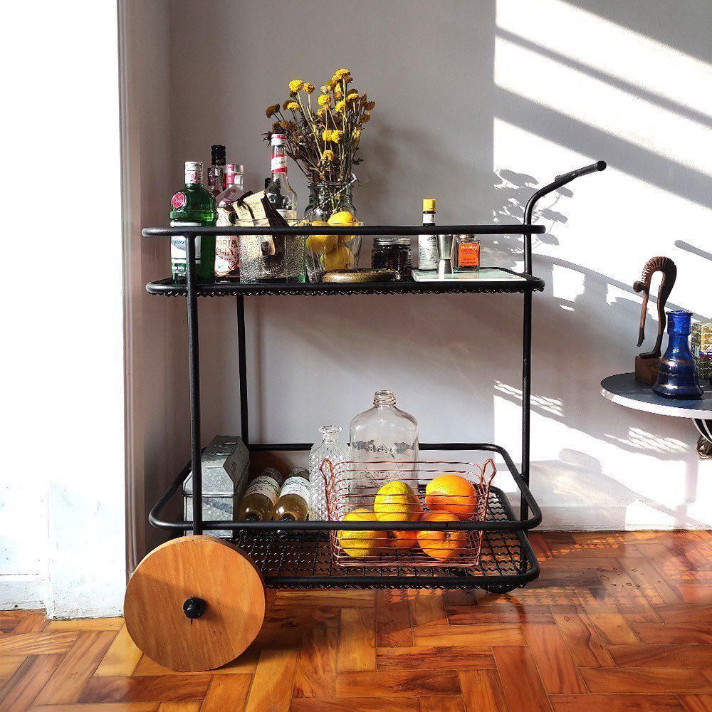 carrinho bar decoração