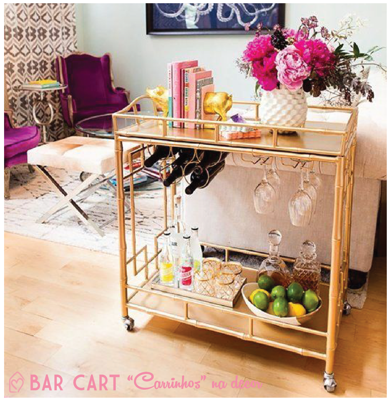 carrinho bar madeira ou metal qual o melhor para sua casa