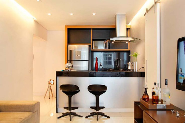 decoração cozinha americana