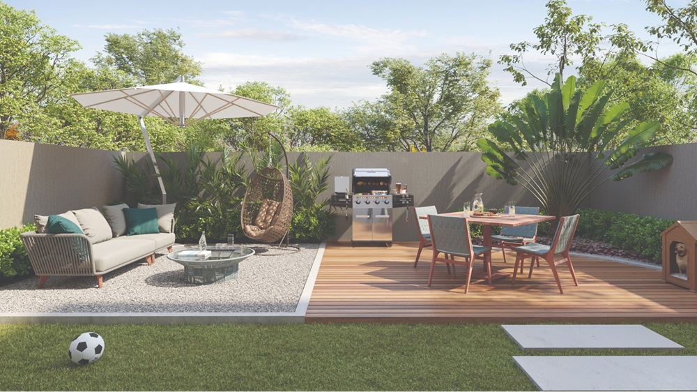 casas com quintal rústico