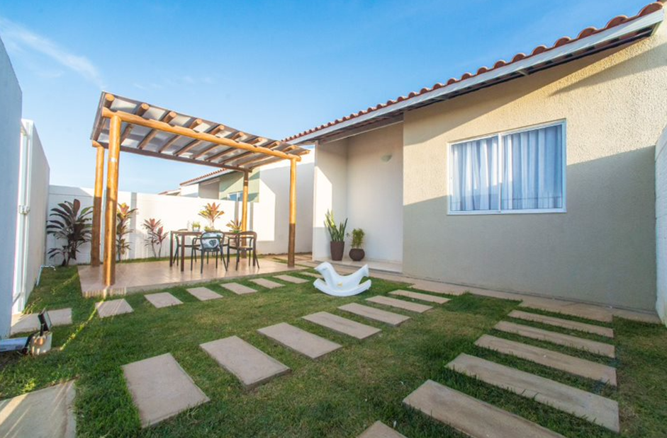 casa com quintal para piscina