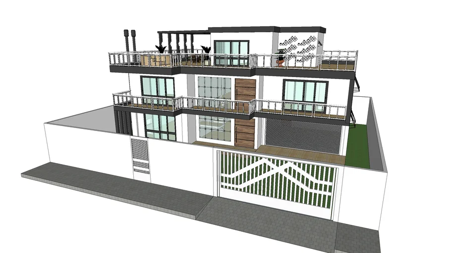 casa 3 andares planta baixa