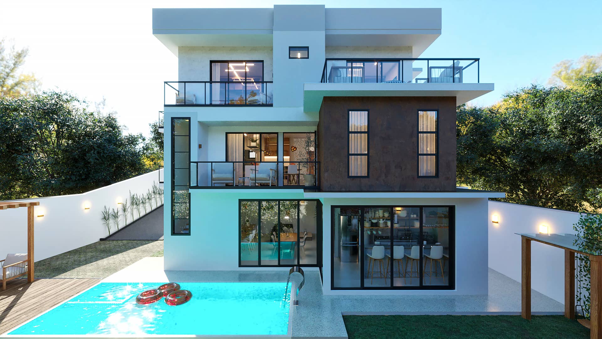 casa 3 andares com terraço gourmet