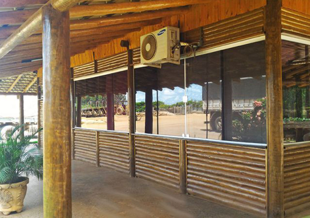 Casas pré-fabricadas de eucalipto