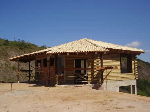 Construção sustentável madeira